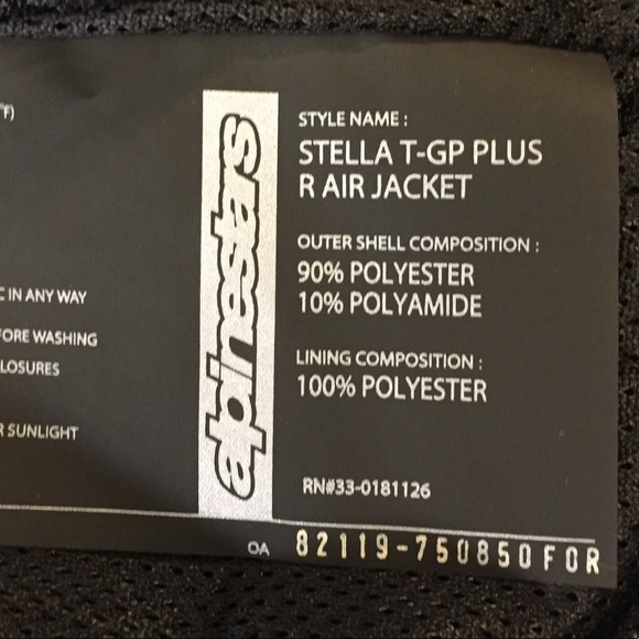 SOLD Women’s Alpinestars T-GP Plus R Air Jacket - Picture 3 of 8